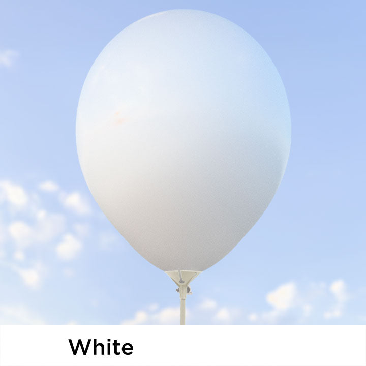 Vita ballonger 28 cm – 100-pack