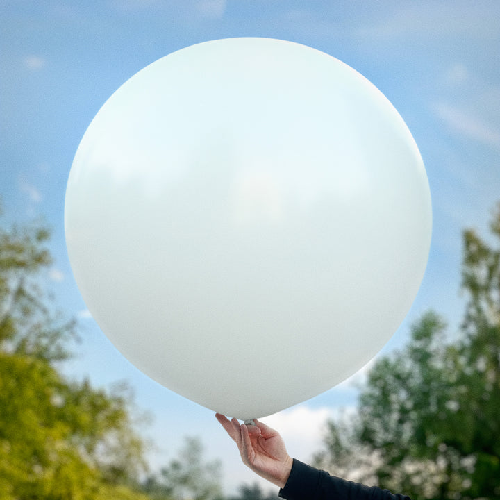 Vit ballong 90 cm