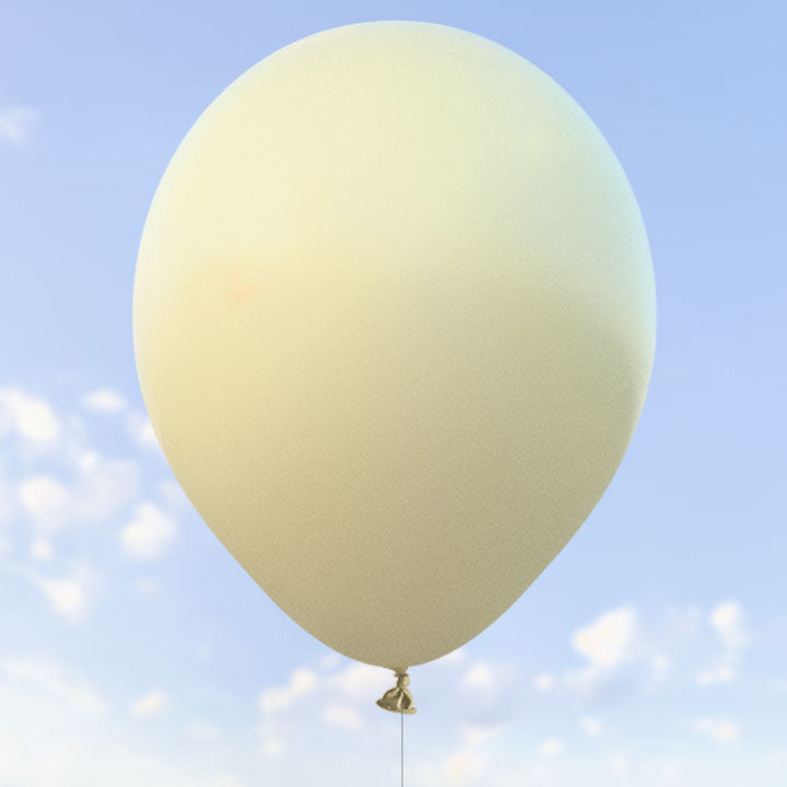 Gräddvita ballonger 28 cm – 100-pack