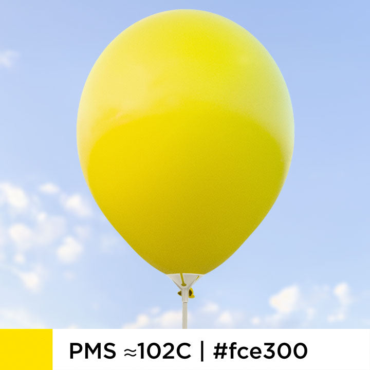 Citrongula ballonger 28 cm - 100-pack