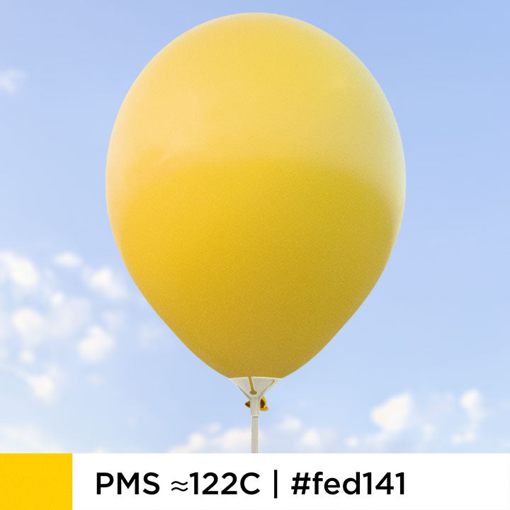 Gula ballonger 28 cm 100-pack