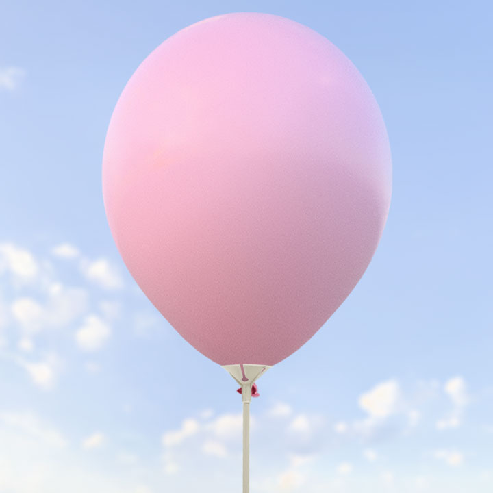 Ljusrosa ballonger 28 cm- 100-pack