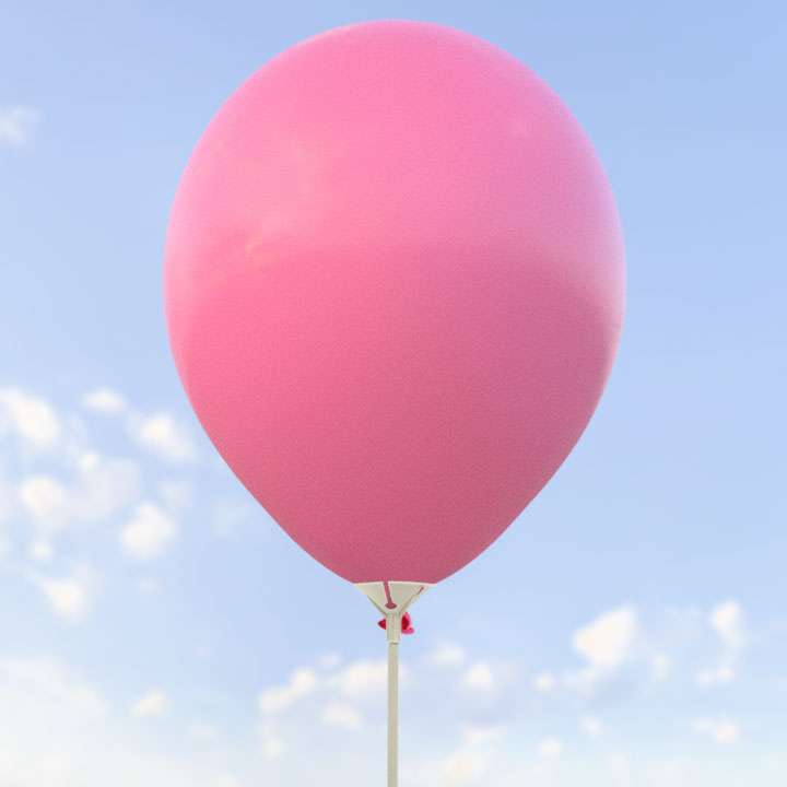 Rosa ballonger 28 cm - 100-pack