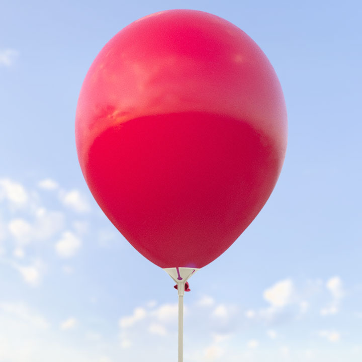 Röda ballonger 28 cm - 100-pack