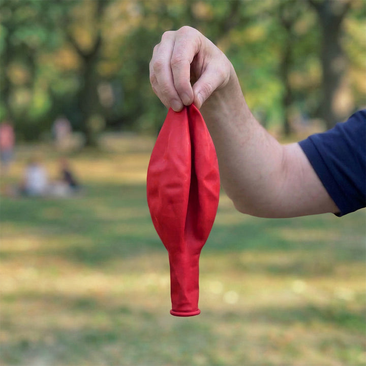 Röd ballong 90 cm
