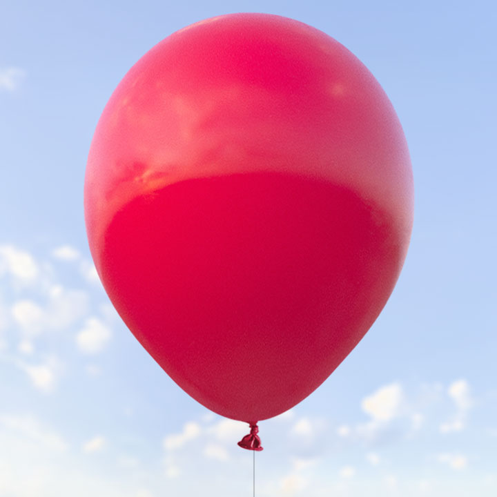 Röda ballonger 28 cm - 100-pack