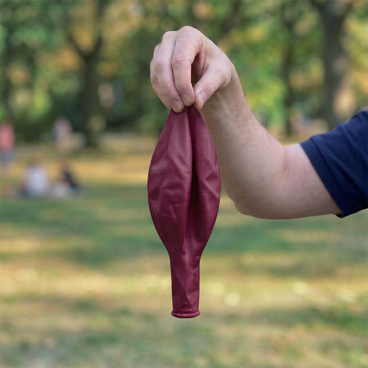 Vinröd ballong 90 cm