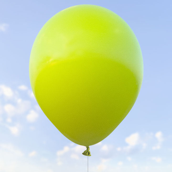 Limegröna ballonger 28 cm - 100-pack
