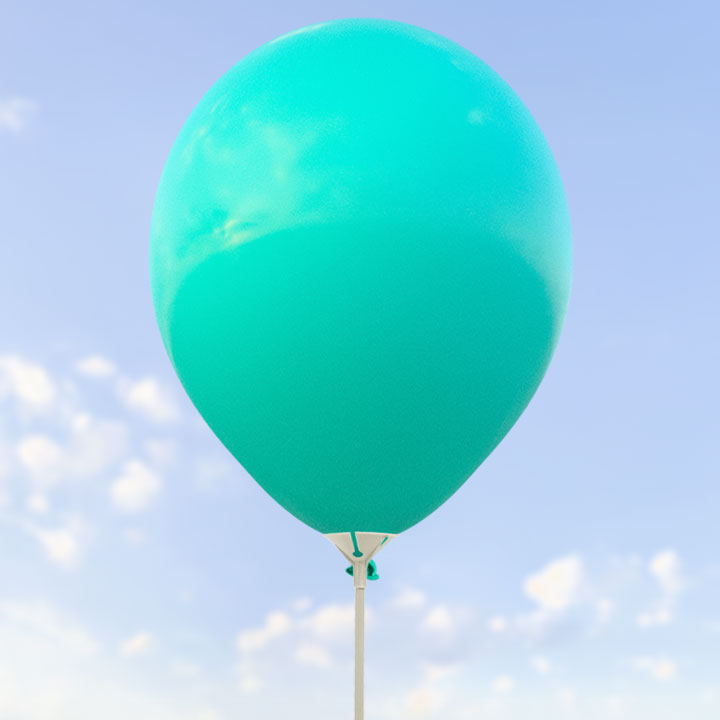 Mintgröna ballonger 28 cm - 100-pack