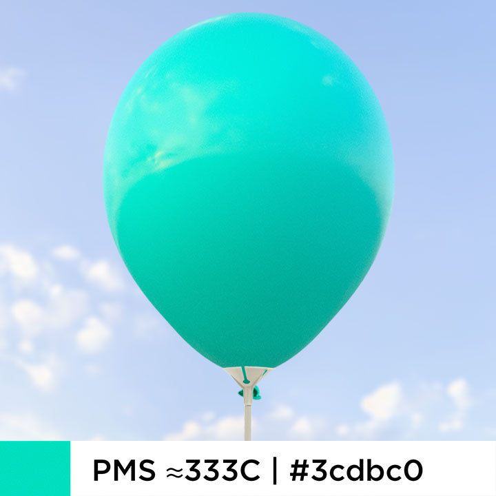 Mintgröna ballonger 28 cm - 100-pack