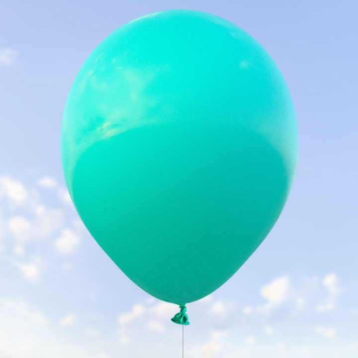 Mintgröna ballonger 28 cm - 100-pack