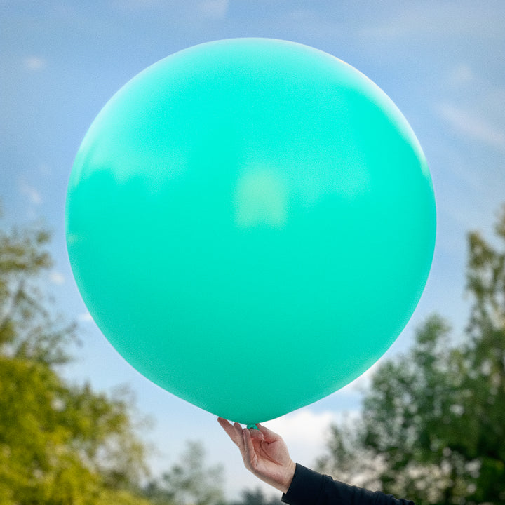 Mintgrön ballong 90 cm