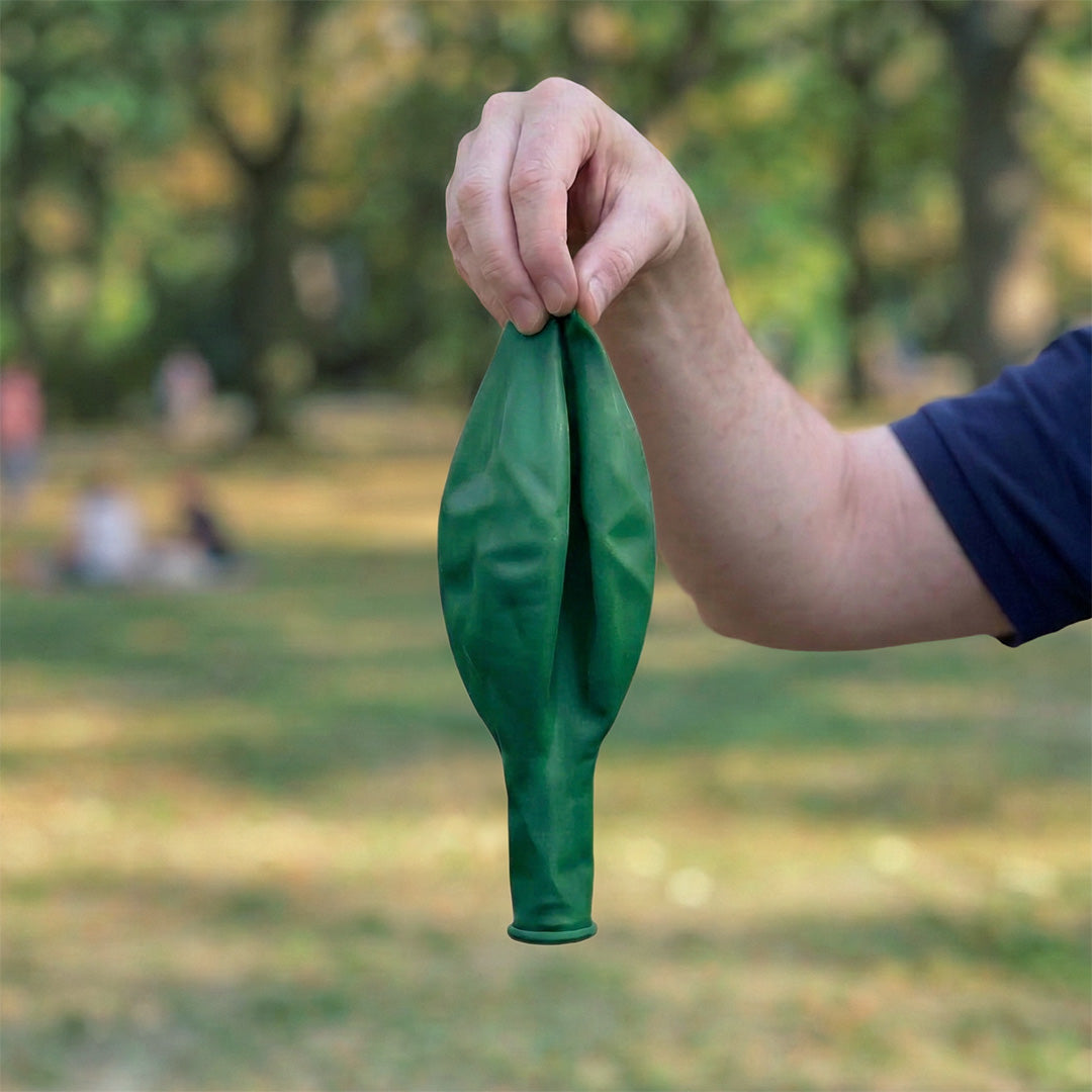 Mörkgrön ballong 90 cm