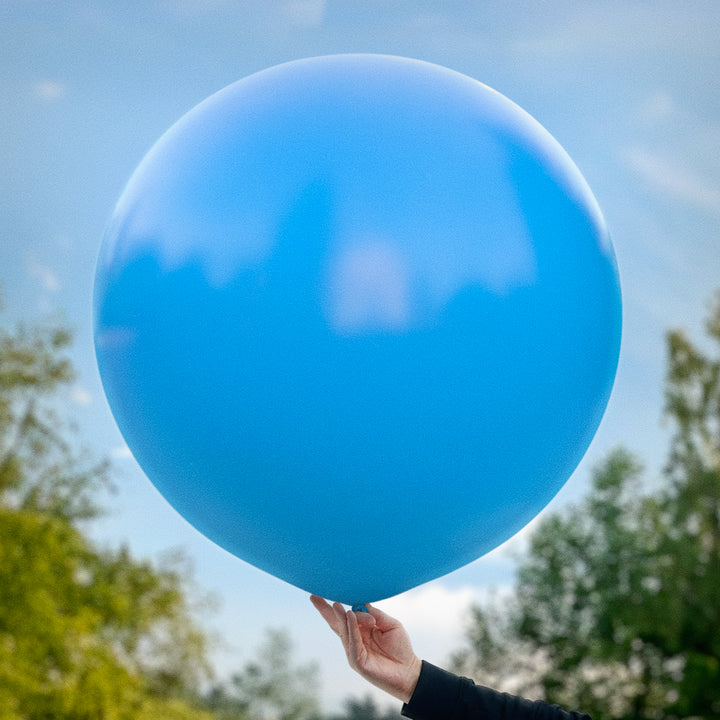 Blå ballong 90 cm