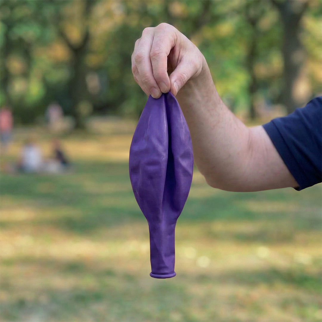 Mörklila ballong 90 cm