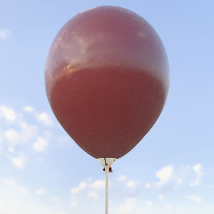Mörkbruna ballonger 28 cm - 100-pack