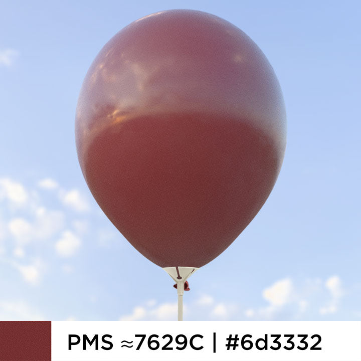 Mörkbruna ballonger 28 cm - 100-pack