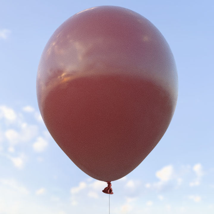Mörkbruna ballonger 28 cm - 100-pack