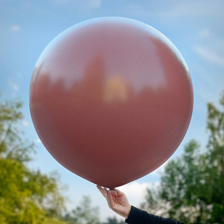 Mörkbrun ballong 90 cm