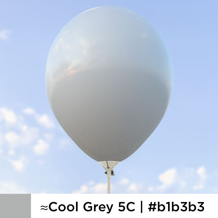 Grå ballonger 28 cm - 100-pack