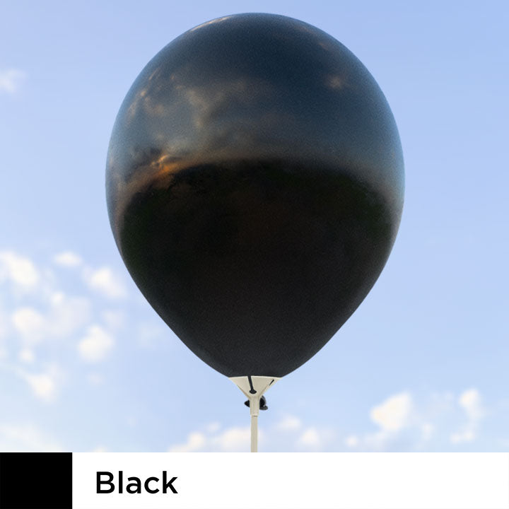 Svarta ballonger 28 cm - 100-pack