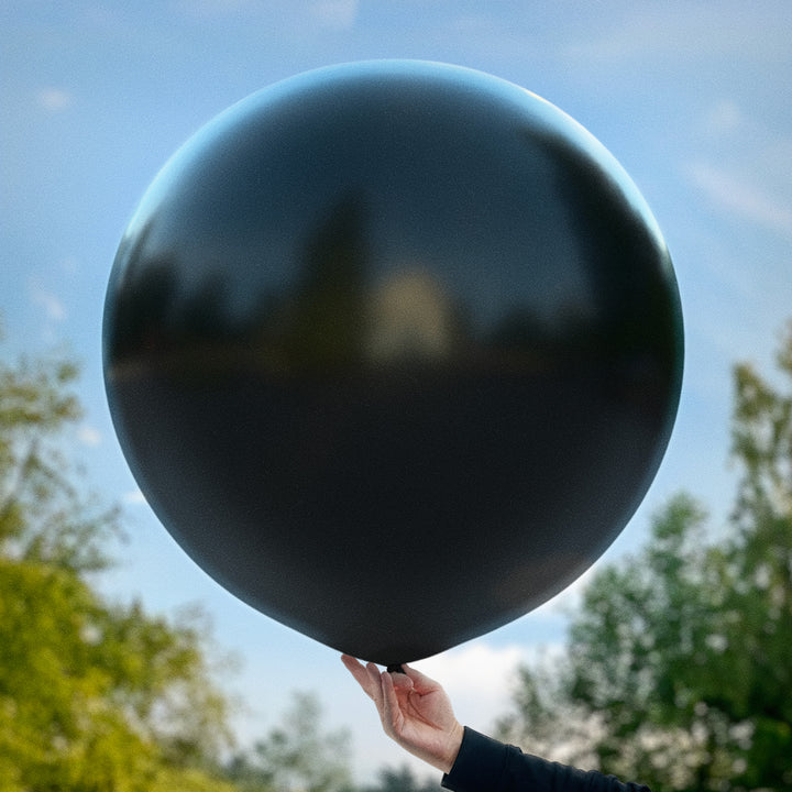 Svart ballong 90 cm