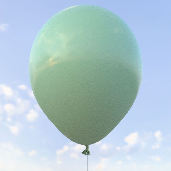 Vintage gröna ballonger 28 cm - 100-pack