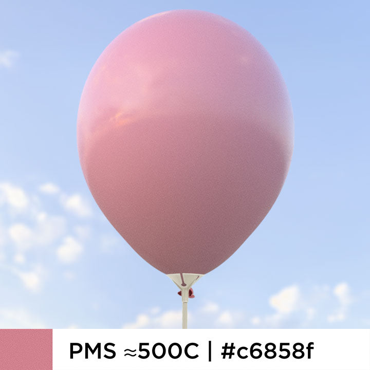 Vintage rosa ballong 28 cm - 100-pack
