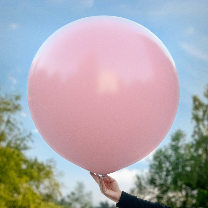 Vintage rosa ballong 90 cm