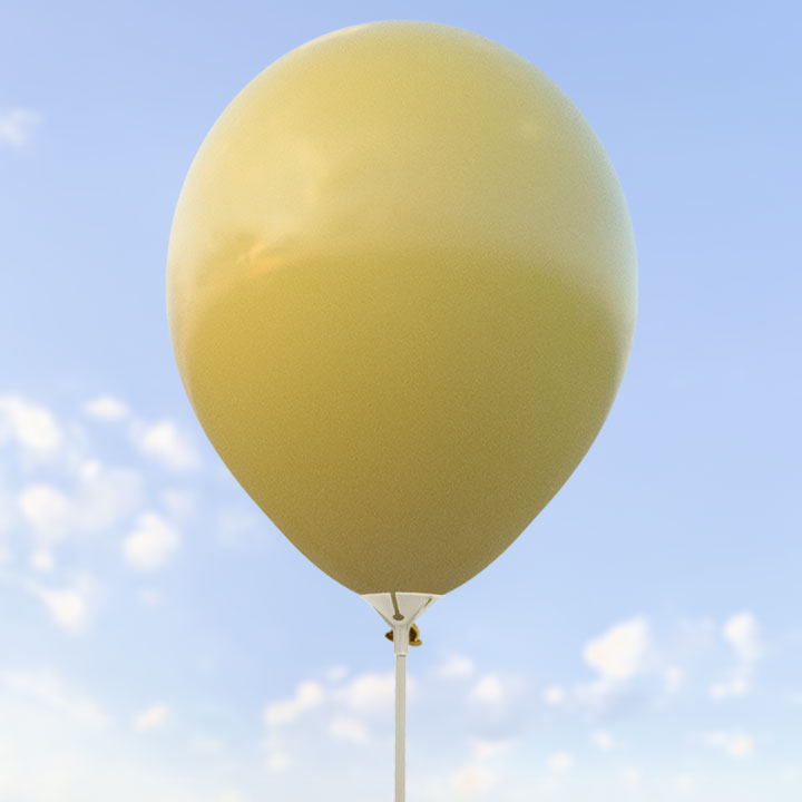 Vintage gula ballonger 28 cm - 100-pack