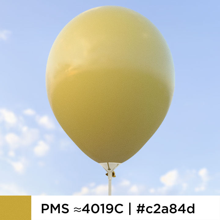 Vintage gula ballonger 28 cm - 100-pack