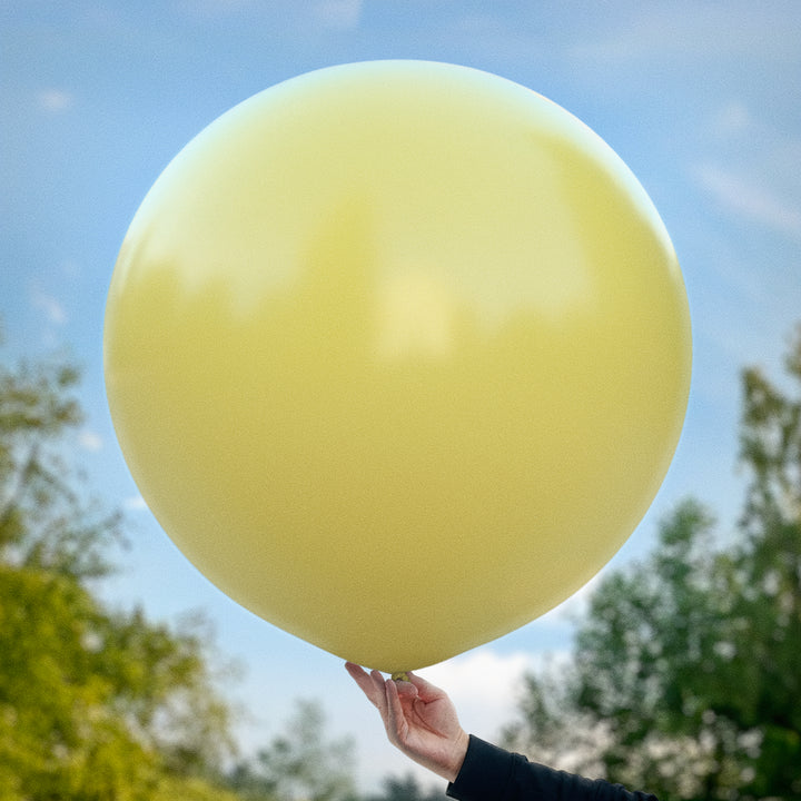 Vintage gul ballong 90 cm
