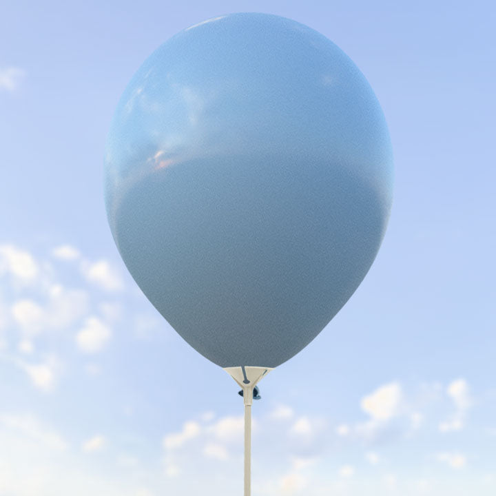 Vintage blå ballonger 28 cm - 100-pack
