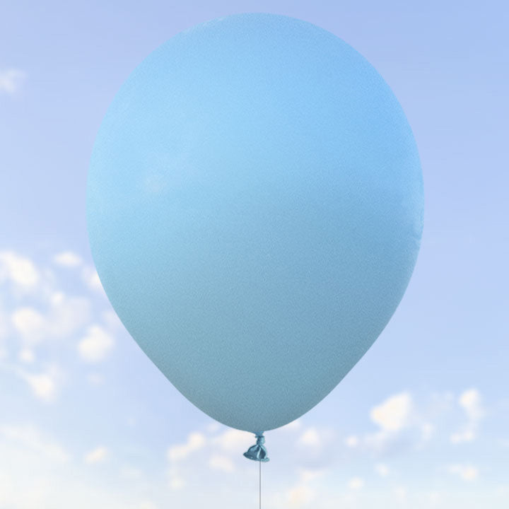 Matt blå ballonger 28 cm - 100-pack