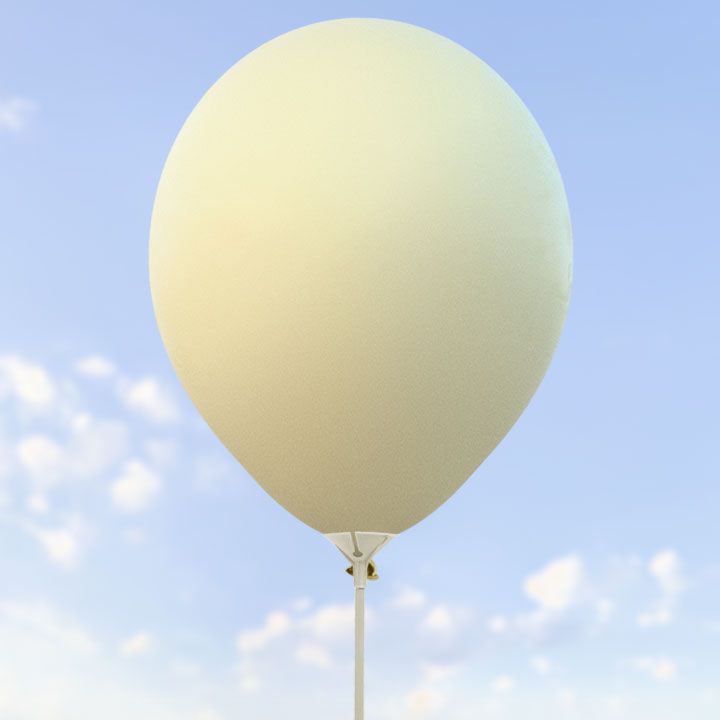 Matt gula ballonger 28 cm – 100-pack