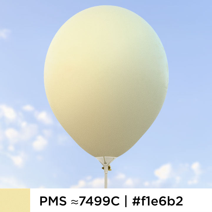 Matt gula ballonger 28 cm – 100-pack