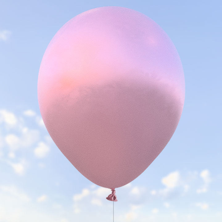 Rosa metalliska ballonger 28 cm - 100-pack