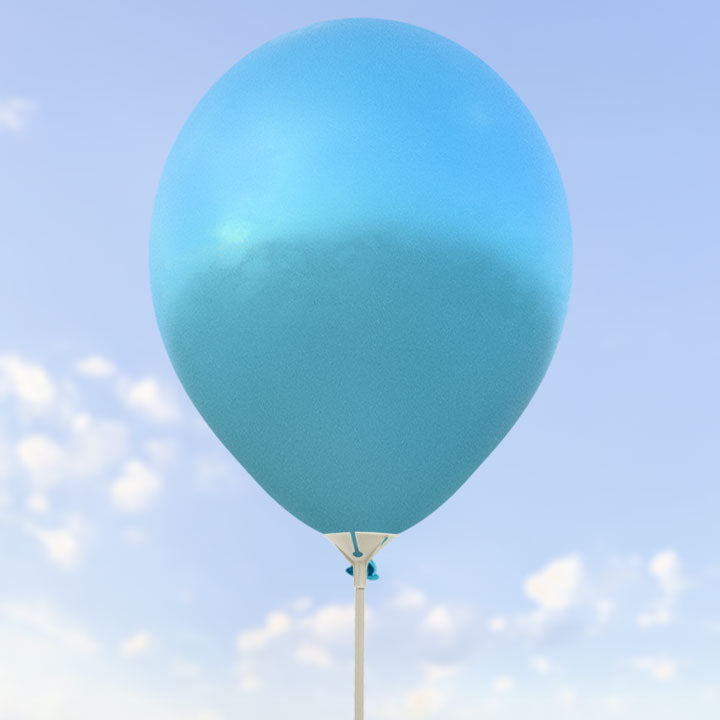 Blå metalliska ballonger 28 cm - 100-pack