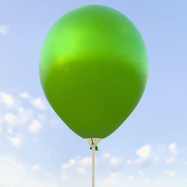 Gröna metalliska ballonger 28 cm - 100-pack