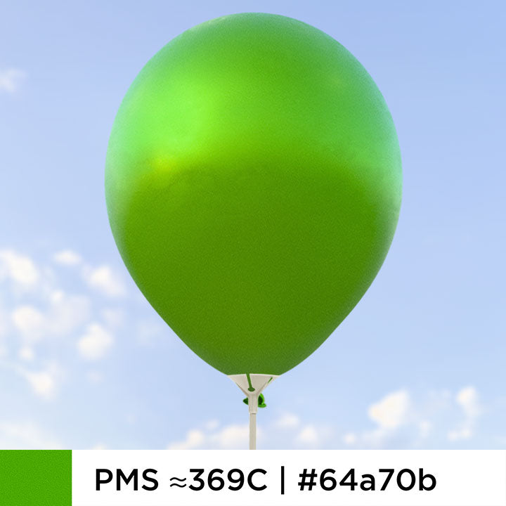 Gröna metalliska ballonger 28 cm - 100-pack