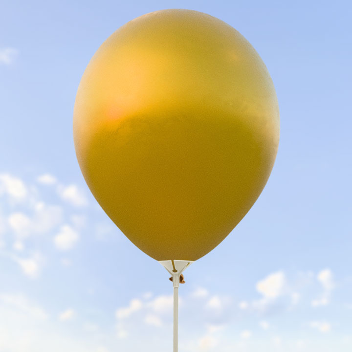 Guldballonger 28 cm – 100-pack