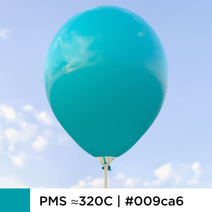 Turkos ballonger 28 cm – 100-pack