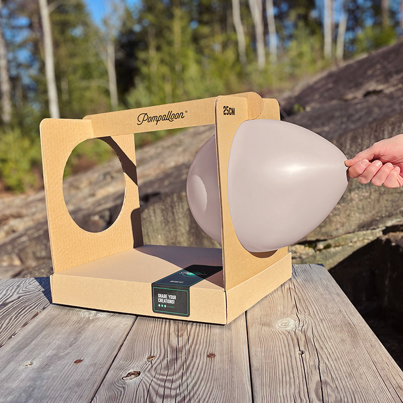 Grå ballongknippen 28 cm - 10-pack