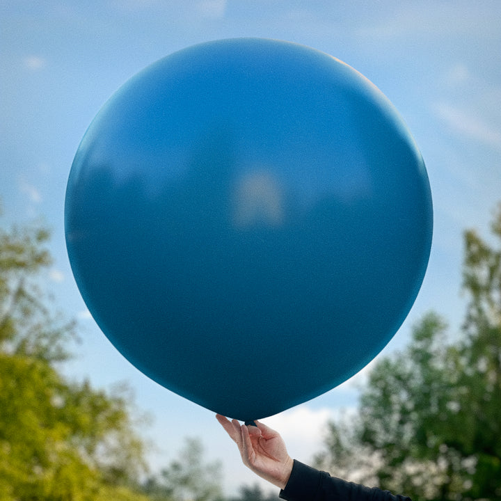 Havsblå ballong 90 cm