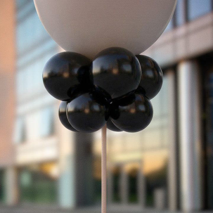 Svarta ballongknippen 28 cm - 10-pack