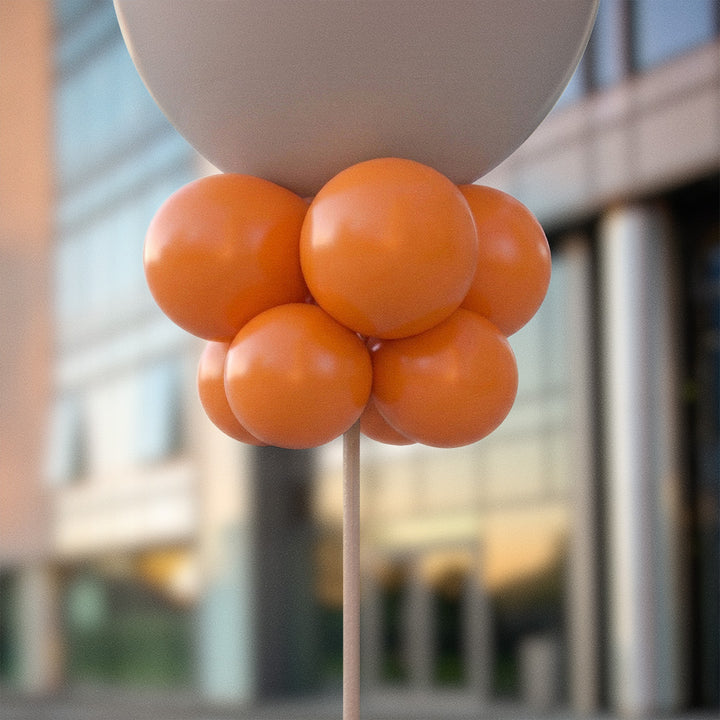 Orange ballongknippen 28 cm - 10-pack