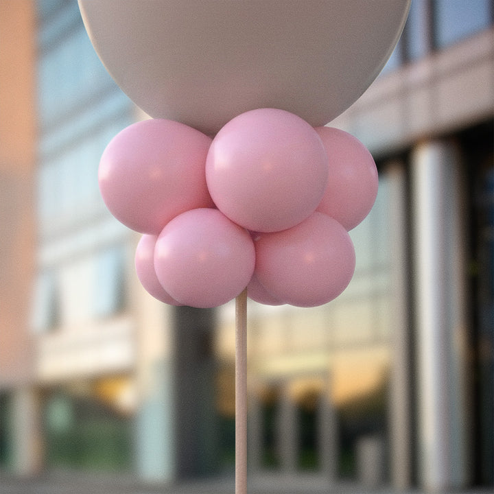 Ljusrosa ballongknippen 28 cm - 10-pack