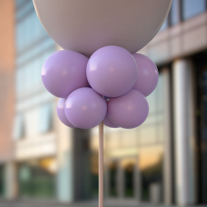 Lavendel ballongknippen 28 cm - 10-pack