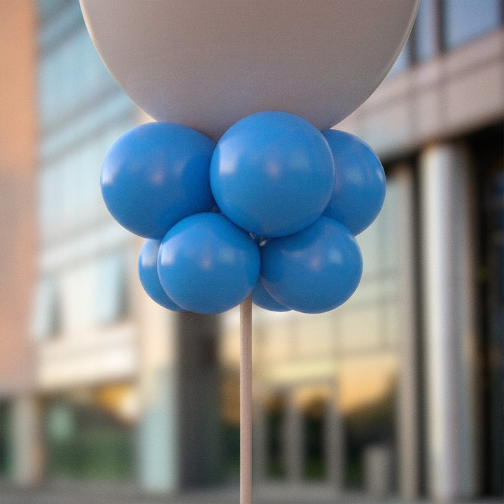 Blå ballongknippen 28 cm - 10-pack