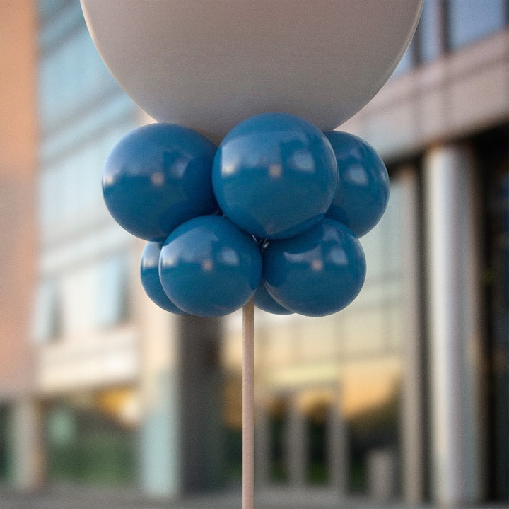 Havsblå ballongknippen 28 cm - 10-pack